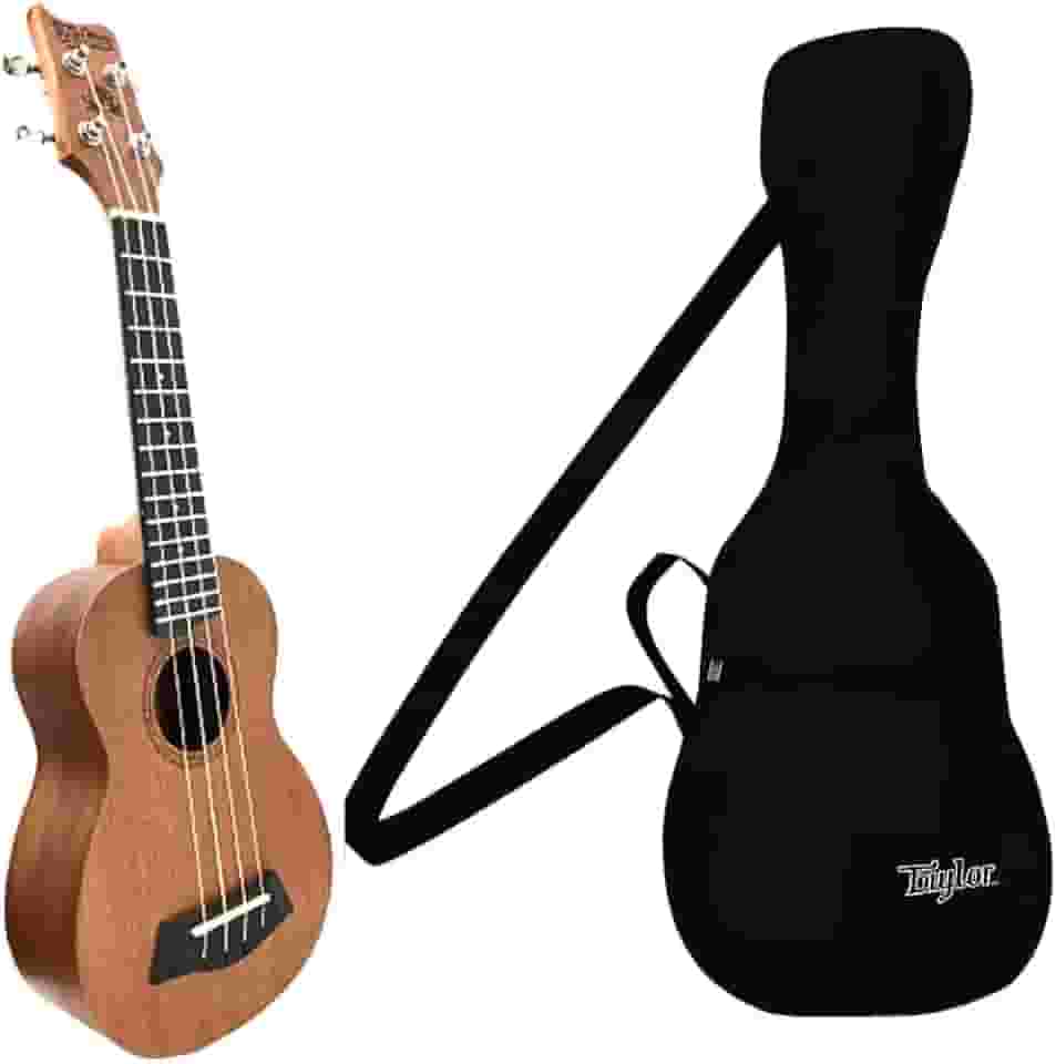 Kit Ukulele Concert 23k Mahina com Bag Protetora Resistente