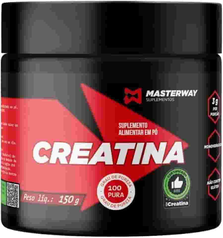 Masterway Suplementos - Creatina 100% Pura Pote 150g