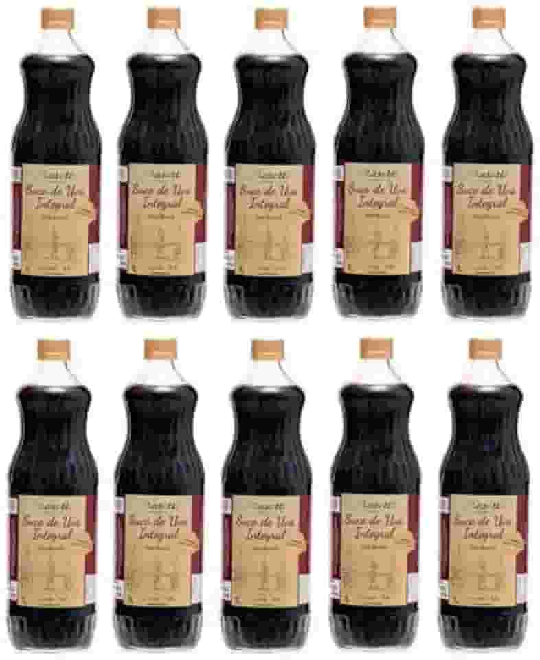 Suco Integral Uva Bôrdo 1l Vinícola Masotti Kit 10 Garrafas