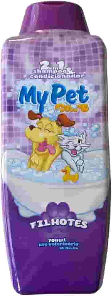 MY PET BRASIL Shampoo Para Cachorros Filhotes 2 Em 1 700Ml Shampoo E Condicionador My Pet Brasil