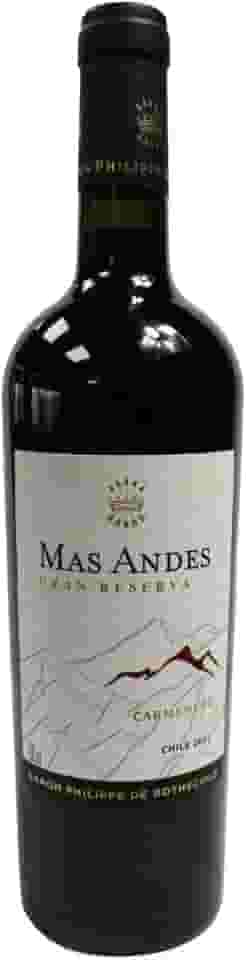 Vinho Tinto Chileno Baron Philippe de Rothschild Mas Andes Carmenére Gran Reserva 750 ml