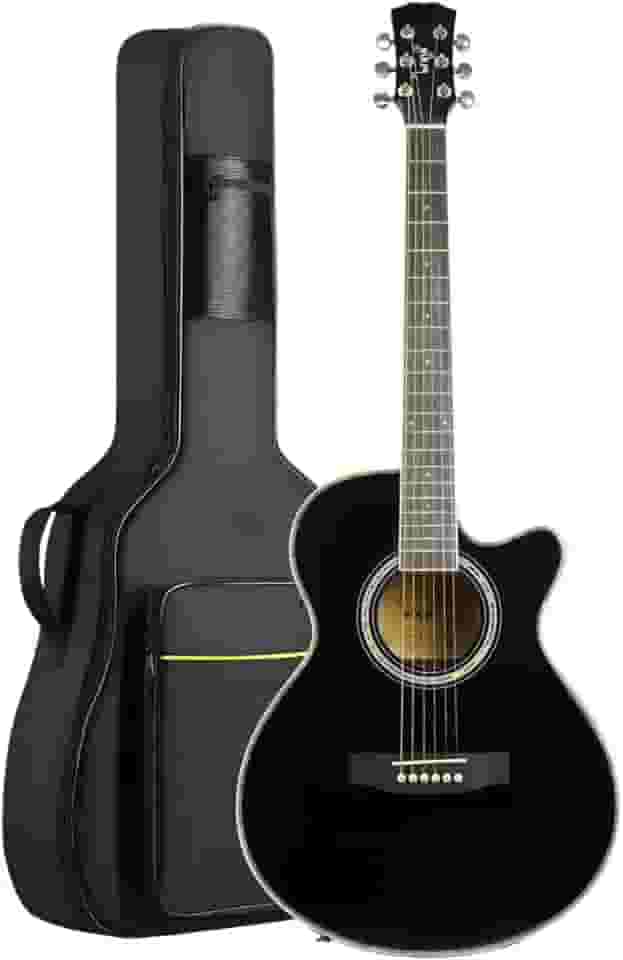 Violão Elétrico Bravo TF200 Aço Série Tuneful + Bag Luxo (BK - Black)