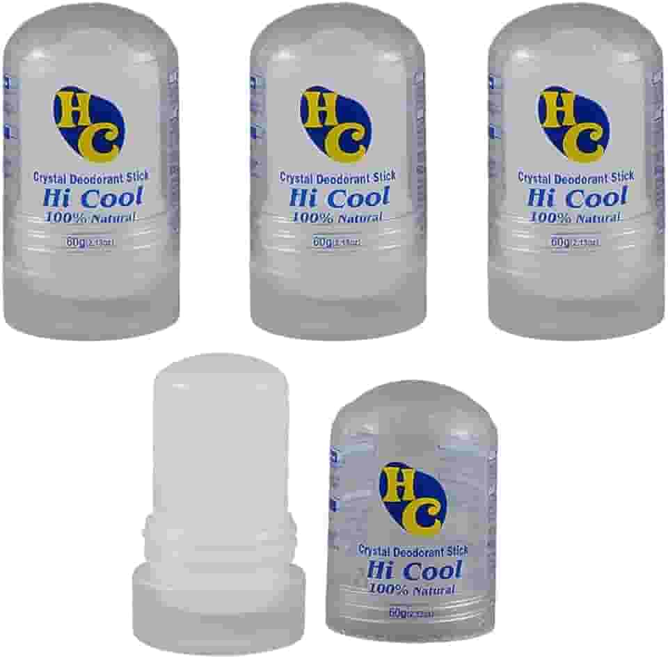 Desodorante natural Cristal/Pedra Pode ser usado em todo o corpo para melhorar o odor corporal Antitranspirante De Corpo Inteiro Em Bastão 60g (3)