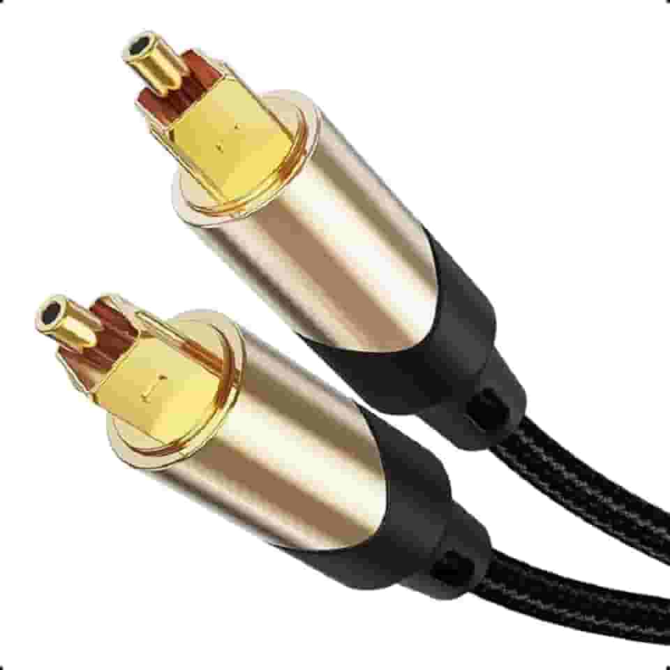 BolaAzul, Cabo Fibra Óptica Toslink Digital Áudio Premium 3 Metros