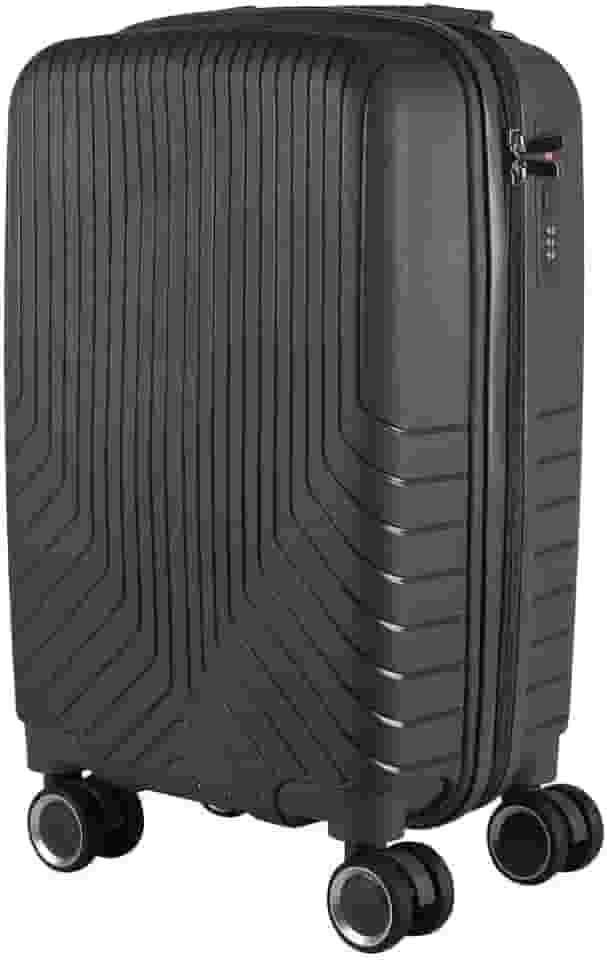 Mala de bordo em Polipropileno 4 rodas 360º - AeroMalas Sérvia (Grafite)