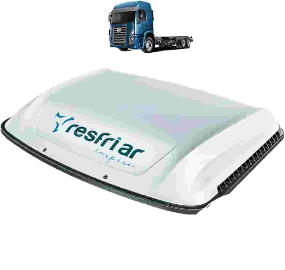 Climatizador de Ar Caminhão Série 8 com Controle e App Branco VW Constellation 24v - Resfriar