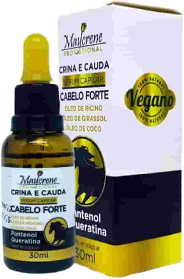 Serum Maycrene Crina e Cauda Capilar Cabelo Forte 30ml