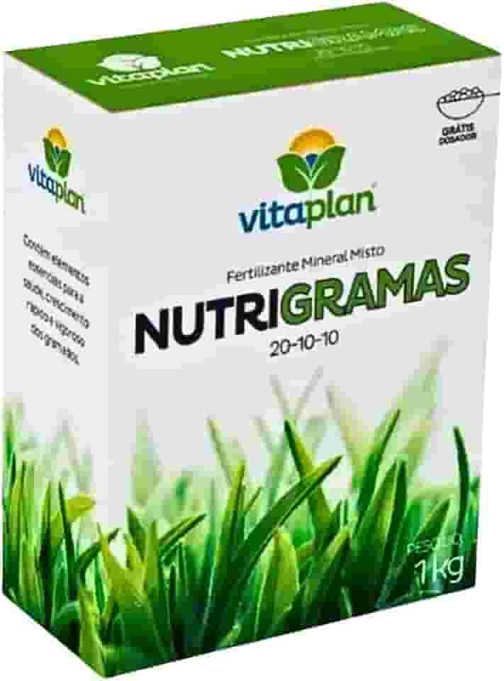 Fertilizante Adubo Mineral Nutrigramas Para Gramas e Gramados Sempre Verde Bem Nutrido 1kg