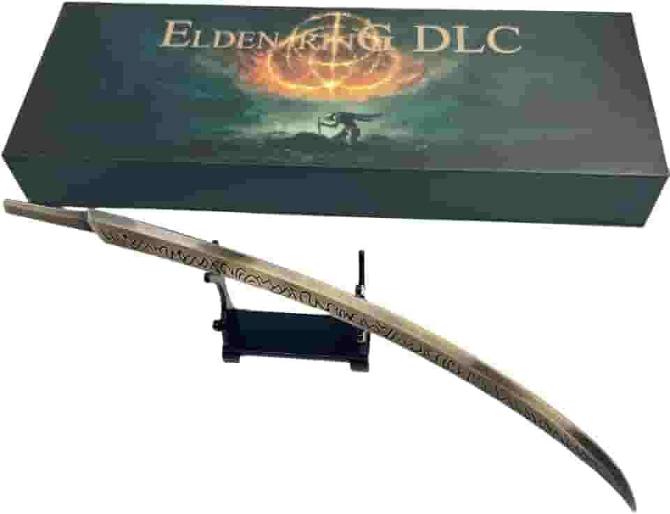 Elden Ring DLC Shadow of The Erdtree 30 cm Mão de Malenia Kanata faca espada coleção de jogos suprimentos de festa decoração de mesa pingente em caixa de presente