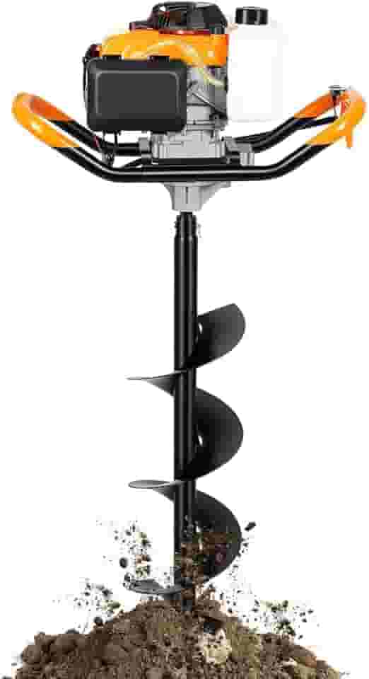 Perfurador de Solo, Perfurador de Solo a Gasolina 72cc 3,6HP com Brocas 80x20