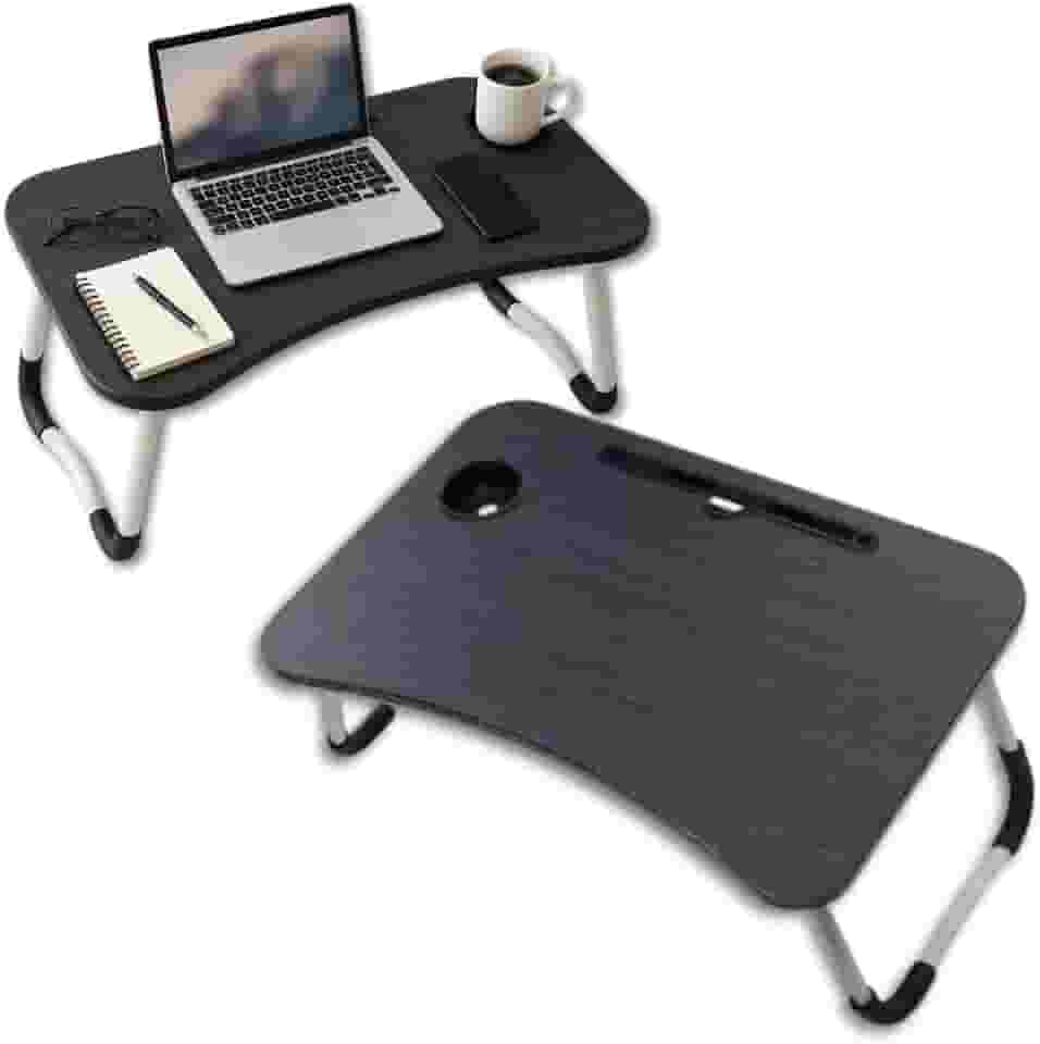 Mesa Portátil Dobrável Para Notebook Multiuso com Apoio Ergonômico Para Cama, Sofá, Escritório e Home Office