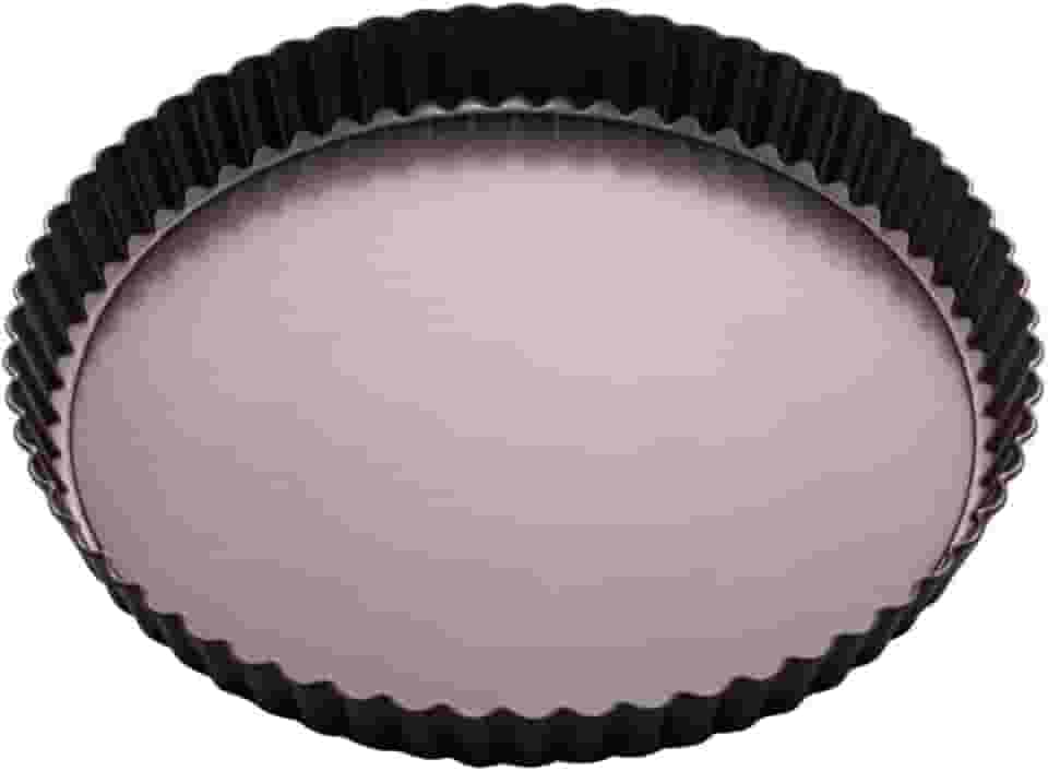 Forma para Torta e Bolo Redonda de Fundo Removível Antiaderente 24 ou 26cm com Fundo Falso (24cm)