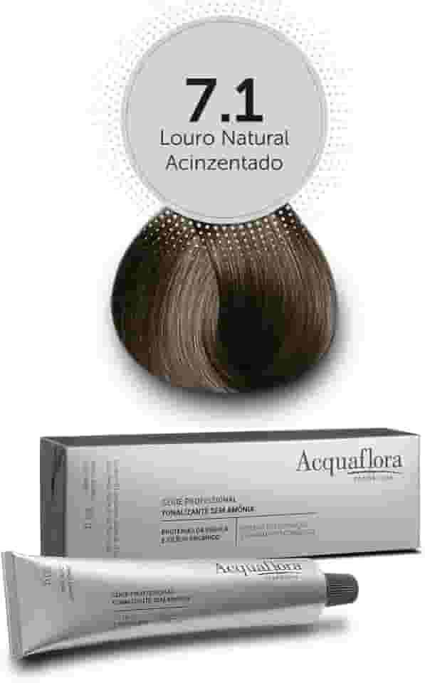Acquaflora 7.1 Tonalizante Louro Natural Acinzentado Tonalizante