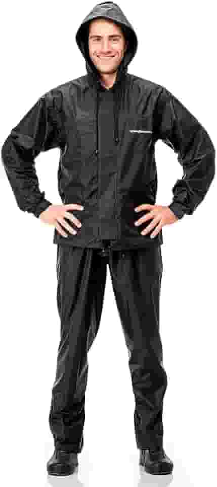 Capa de Chuva Pantaneiro + Resistente em Nylon com Capuz Impermeável (BR, Alfa, XG, Regular, Regular, Nylon)