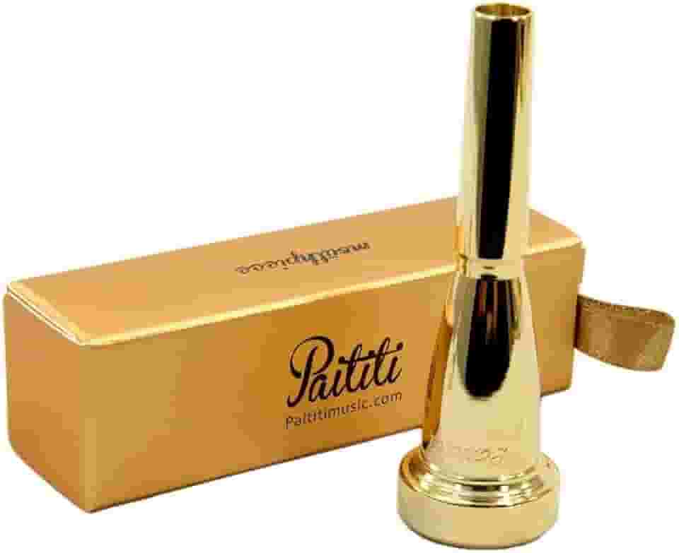 Paititi Bocal trompete Bb 5C banhado a ouro