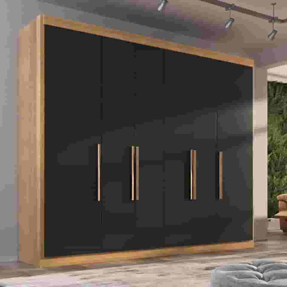 Guarda Roupa Casal Valencia 6 Portas 6 Gav Teka/onix