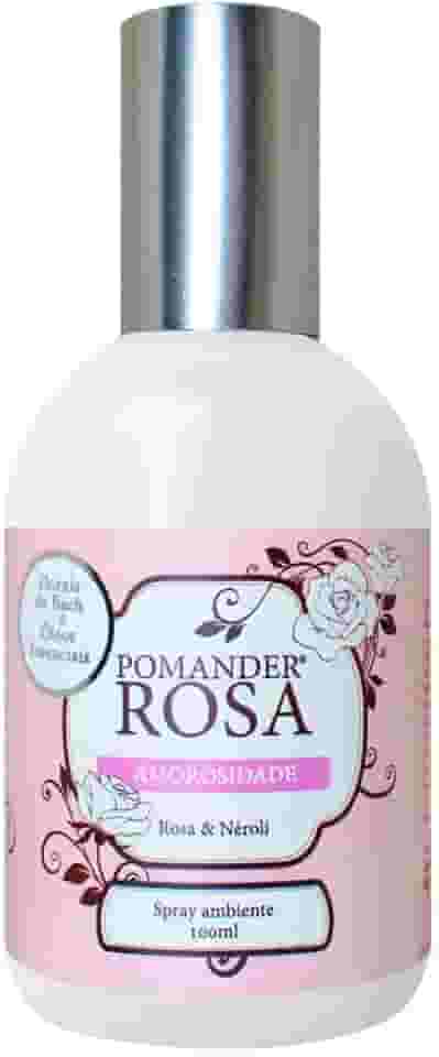 Pomander Rosa Amorosidade Spray 100ml - Empatia e Acolhimento com Rosa, Néroli e Florais de Bach - Para Harmonizar as Emoções