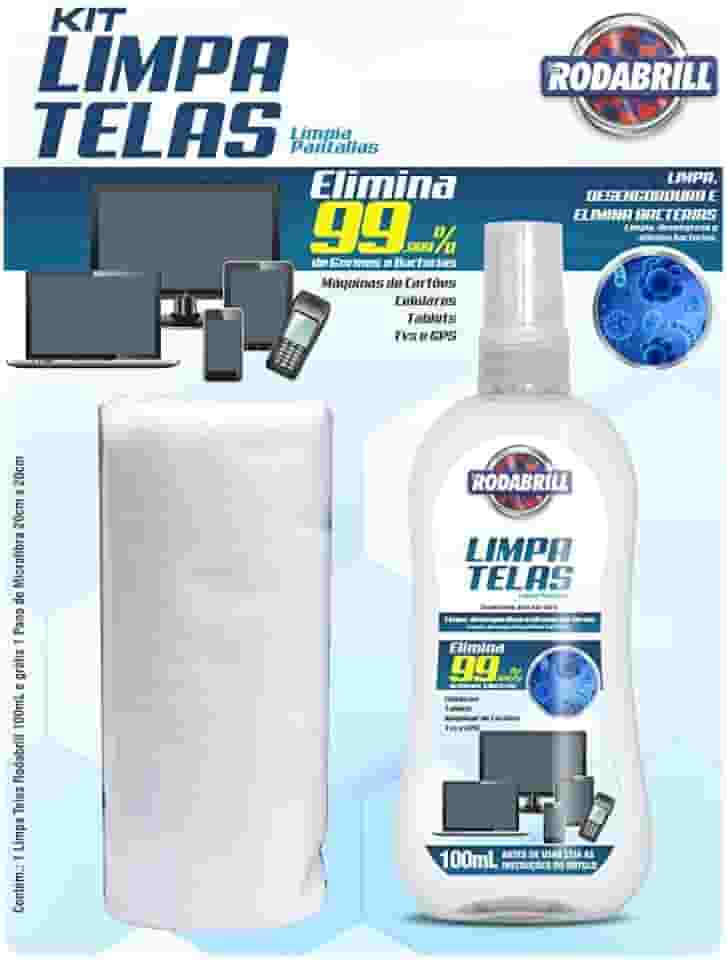 Kit Limpa Telas 100ml Rodabrill