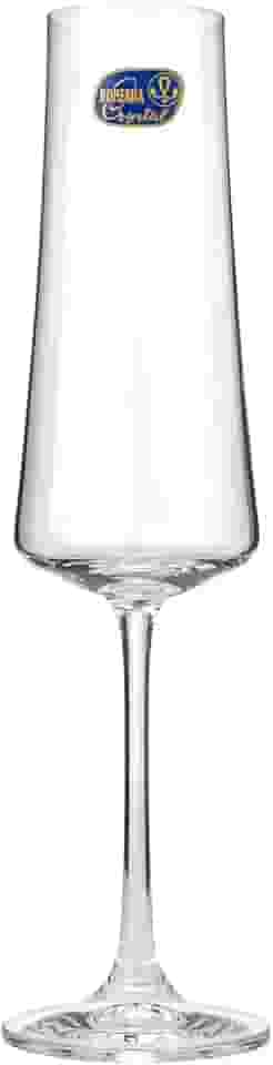 Taça Champanhe 26x7x7cm 210ml Cristal Transp 6p Bohemia Xtra