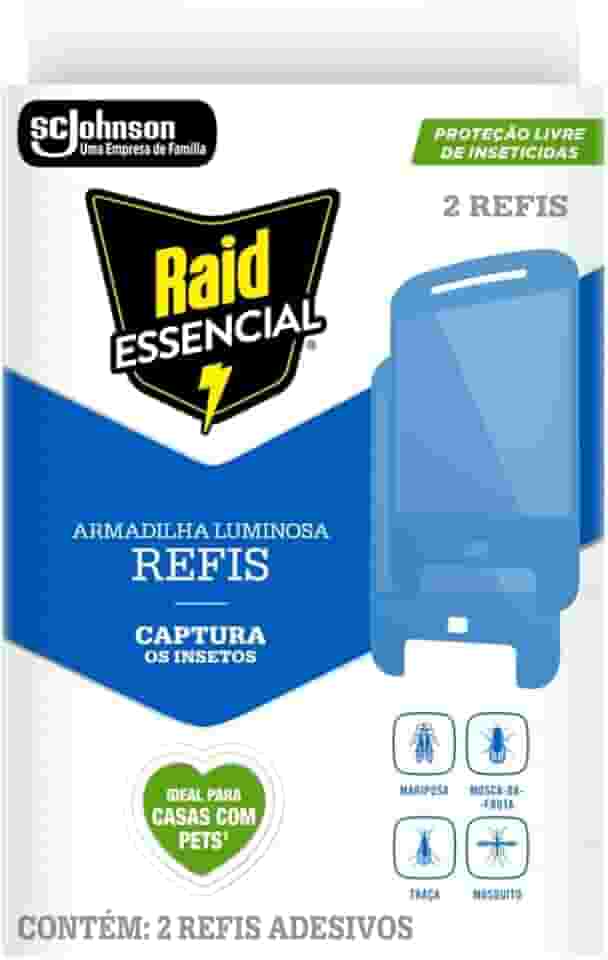 Raid Armadilha Luminosa, 2 Refis Adesivos