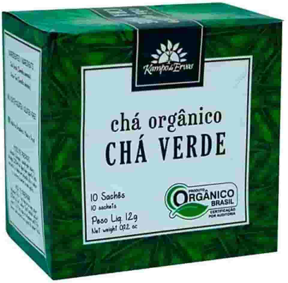 Chá Verde Orgânico 10 Sachês Kampo de Ervas