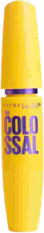 Maybelline NY The Colossal Volum' Express, Máscara de Cílios Lavável, 9x mais Volume por até 24h, Fórmula com Colágeno para Definição Intensa, Não Empelota, Cor Preto, 8ml