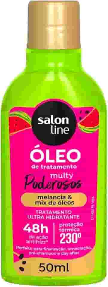 Salon Line, Óleo Capilar Reparador, Multy Poderosos, Cachos dos Sonhos, Melancia e Mix de Óleos - Para Todos os Tipos de Cabelos, 50ml