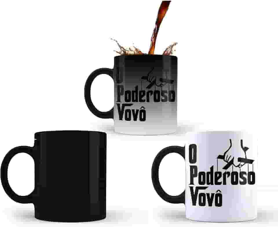 Caneca Mágica Presente para Avô O Poderoso Vovô 325ml