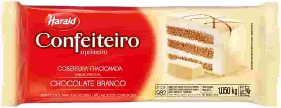 Cobertura Fracionada De Chocolate Branco Confeiteiro Harald 1,5 Kg