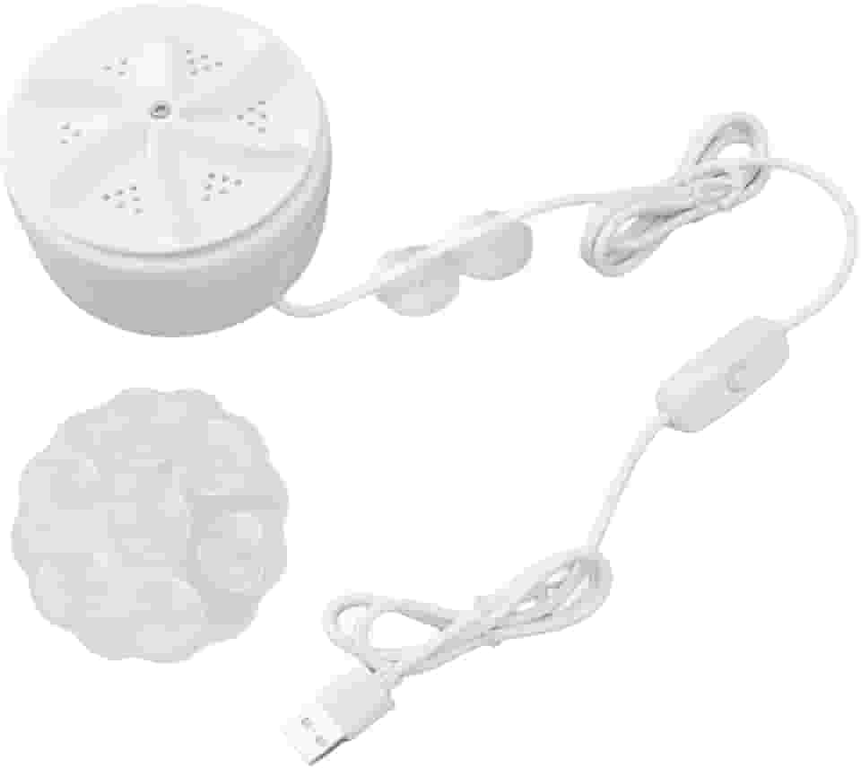 Mini Máquina de Lavar, Lavadora de Turbinas Ultrassônicas Mini Máquina de Lavar Roupa USB Portáteis para Roupas de Roupas, 5V 60W Small Washing Machine para Camping de Negócios