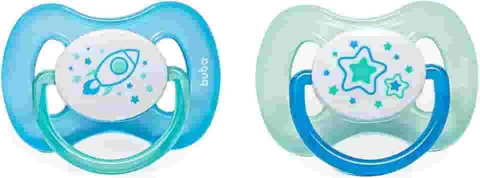 Buba Chupeta Comfort Tam.2 Noturna - Kit Foguete, Multicolor