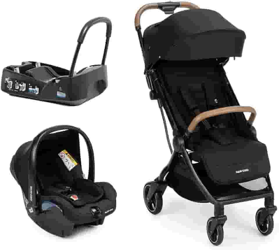 Travel System Maxi-Cosi, Eva³, Essential Black