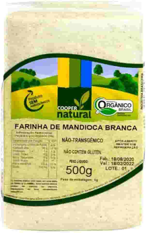 Farinha de Mandioca Branca Orgânica Coopernatural 500g