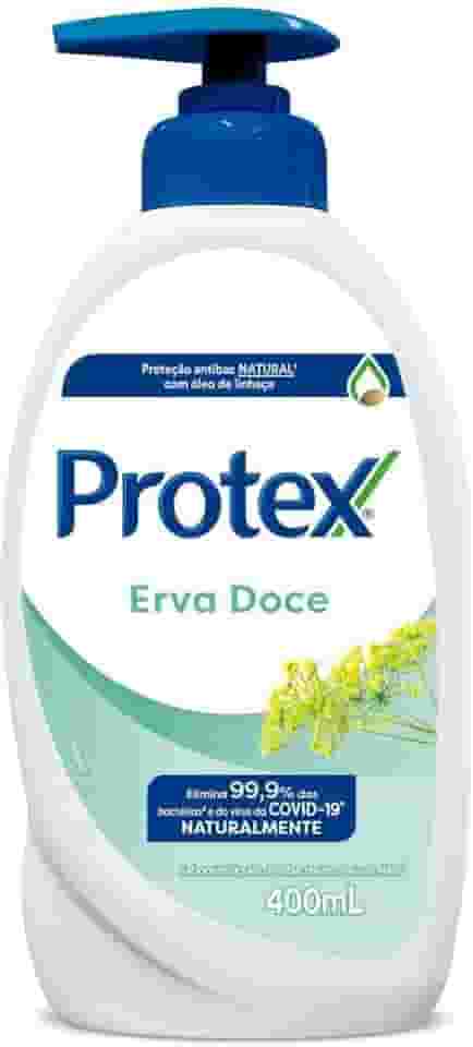Sabonete Líquido Antibacteriano para as Mãos Protex Erva Doce 400ml