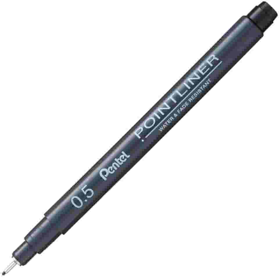 Pentel Caneta Nanquim Pointliner 0.5mm SM/S20P-5A