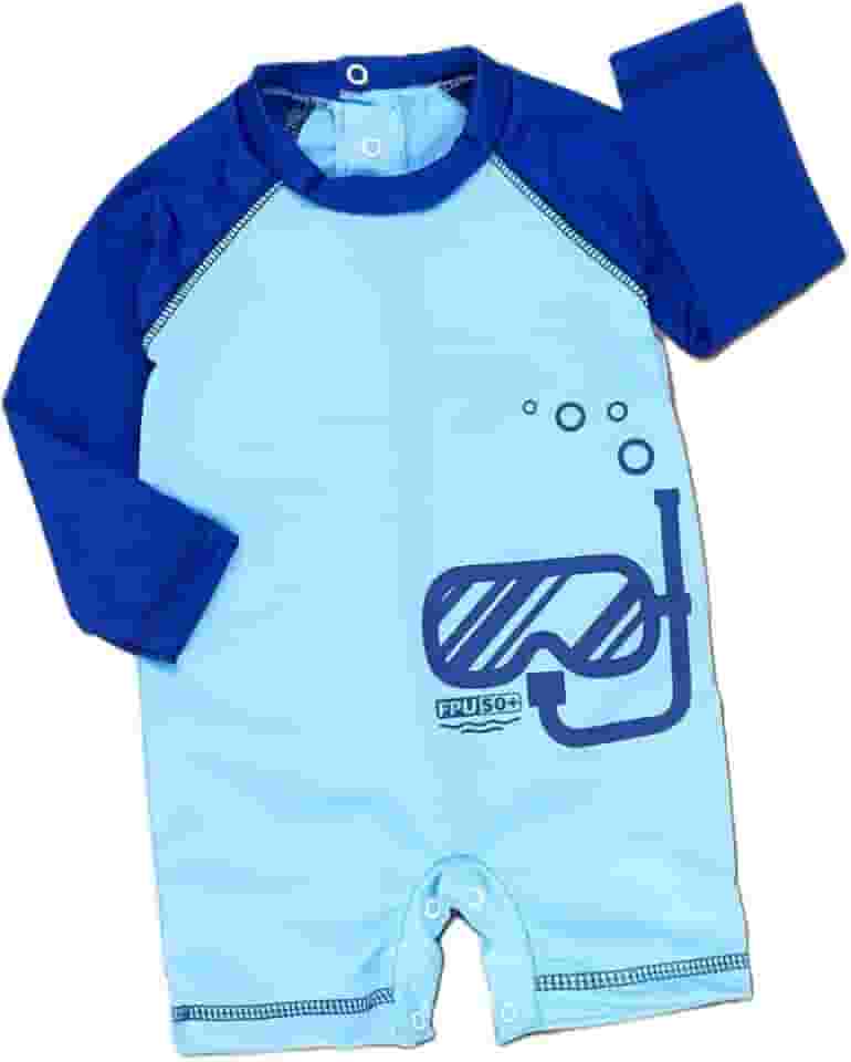 Macacão Bebê UV50+ Era Uma Vez – Proteção Solar, Conforto e Estilo para Praia e Campo