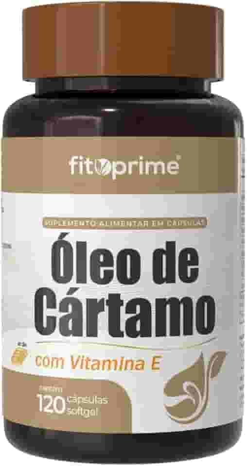 Óleo de Cártamo 1000mg + Vitamina E com 120 Cápsulas Fitoprime