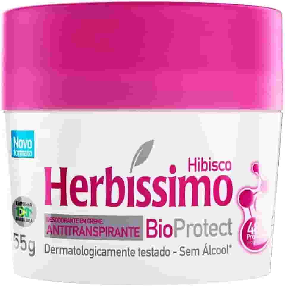 Dana - Desodorante Cremoso Herbissimo 55G Bio Protect Hibisco Rosa