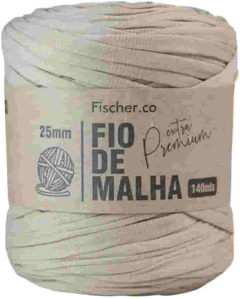 Fio de Malha Extra Premium Fischer 25mm x Rolo com 140m (28 BEGE)
