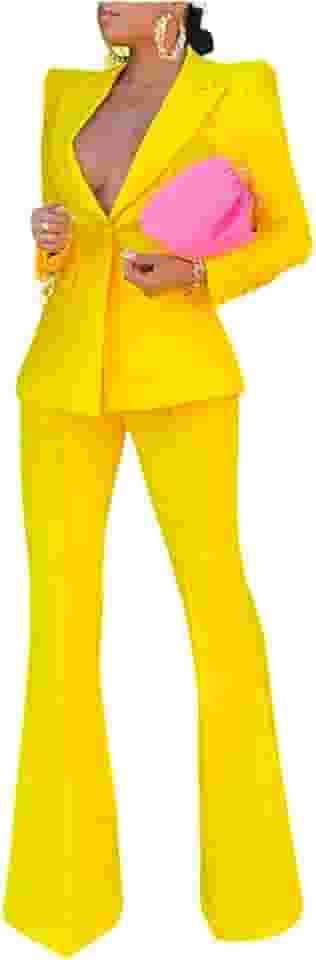 Terno De Duas Peças Feminino Conjunto De Trajes De Trabalho De Trabalho De Escritório Esbelto E