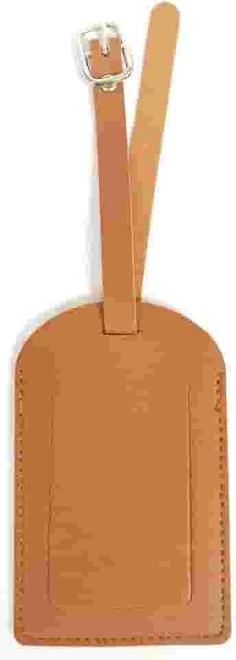 Tag de Mala p/Viagem – Etiqueta de Identificação de Bagagem (Caramelo)