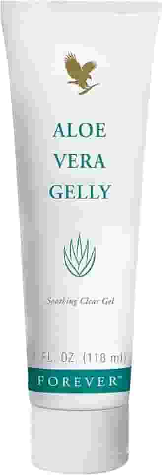 Forever Living - Aloe Vera Gelly - Gel de Aloe puro para acalmar e hidratar a pele, sem manchas e de rápida absorção, vegano e sem glúten, 118 ml