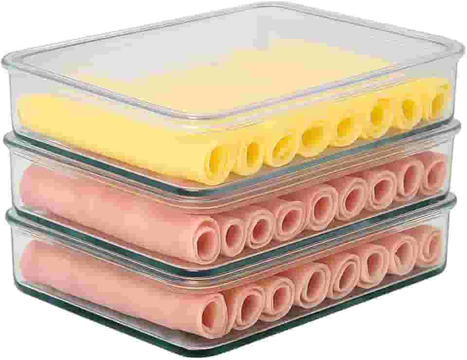 Cinquetti Porta Frios Triplo Triplex Transparente com Tampa