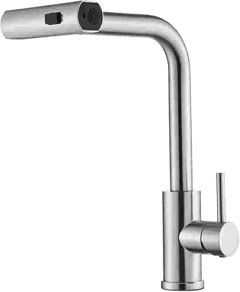 Yesop Torneira De Cozinha Gourmet Inox Escovado Cor Prateado