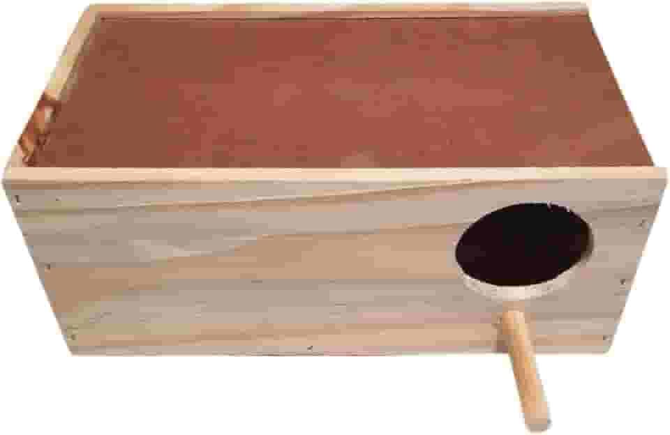 Ninho de Madeira Para Calopsita