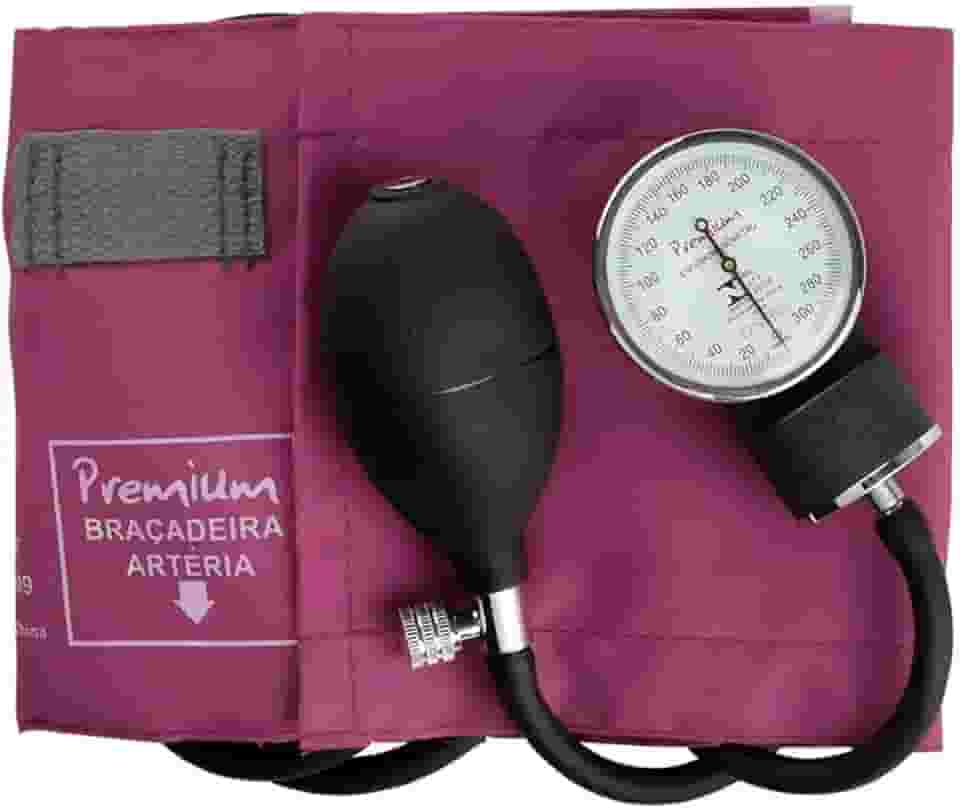 Esfigmomanômetro em Nylon Vinho Premium