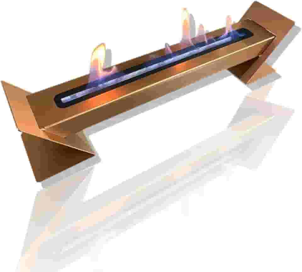 Lareira Ecológica Portátil Ouro Rosé