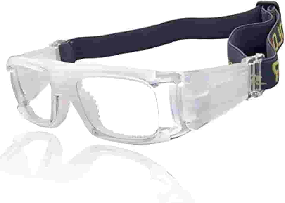 Óculos de proteção esportivos com design de campo de visão grande para basquete, futebol, vôlei, squash, hóquei
