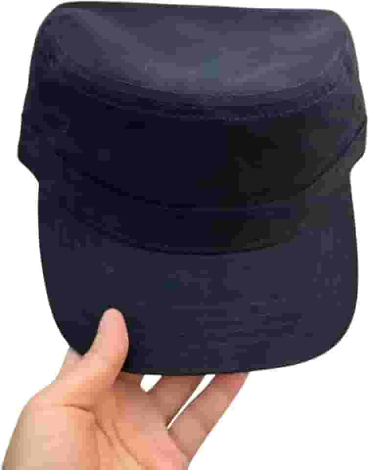 Boné Quepe Masculino Estilo Militar Liso Ajustável Fivela