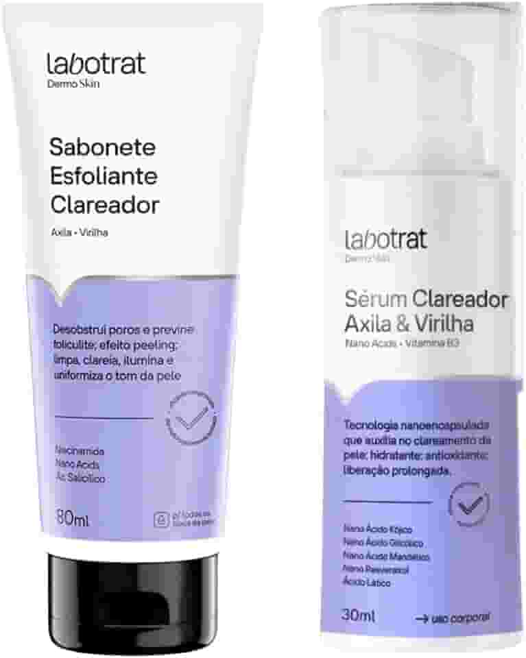 Kit Clareador Axila & Virilha Dermo Skin c/ 2 Itens
